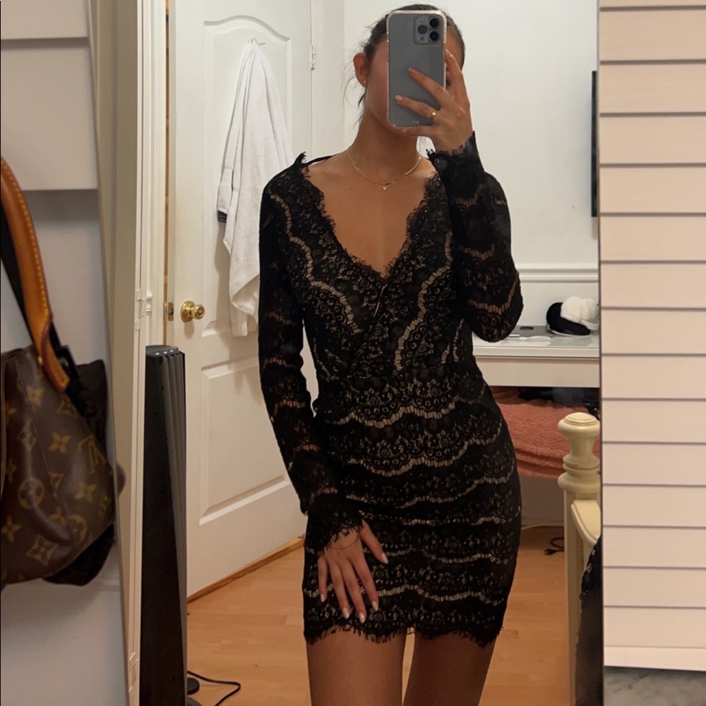 Francesca’s Lace Mini Dress XS